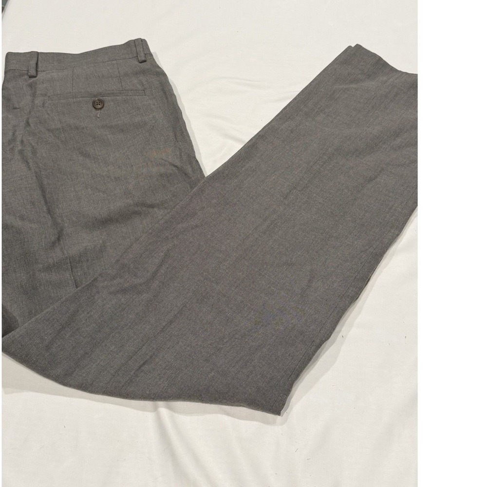 Lauren Ralph Lauren Mens Dress Pants Gray‎ 34x32 Classic Fit Flat Front
